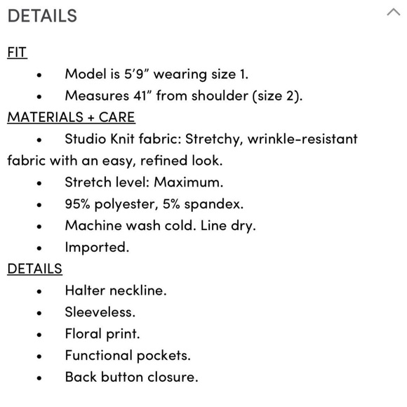 Torrid 2X floral halter top dress. New With Tag. - Picture 5 of 7